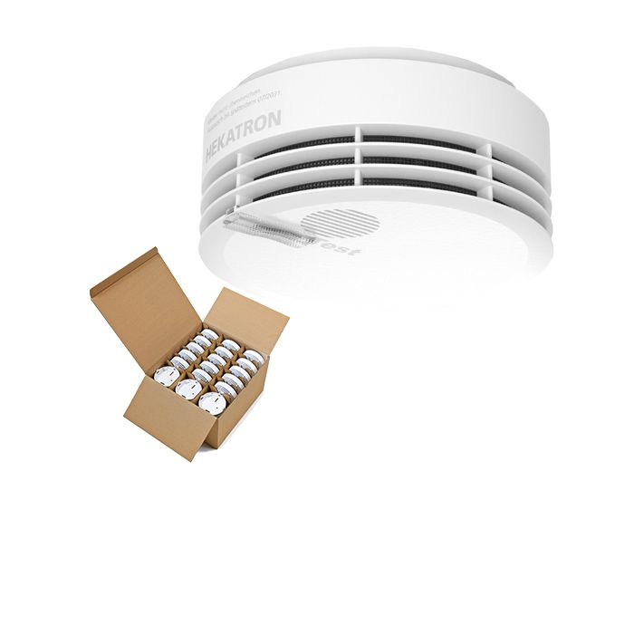 Hekatron Genius Plus VE 30er Karton  inkl. Klebepad (10+1 gratis Aktion)