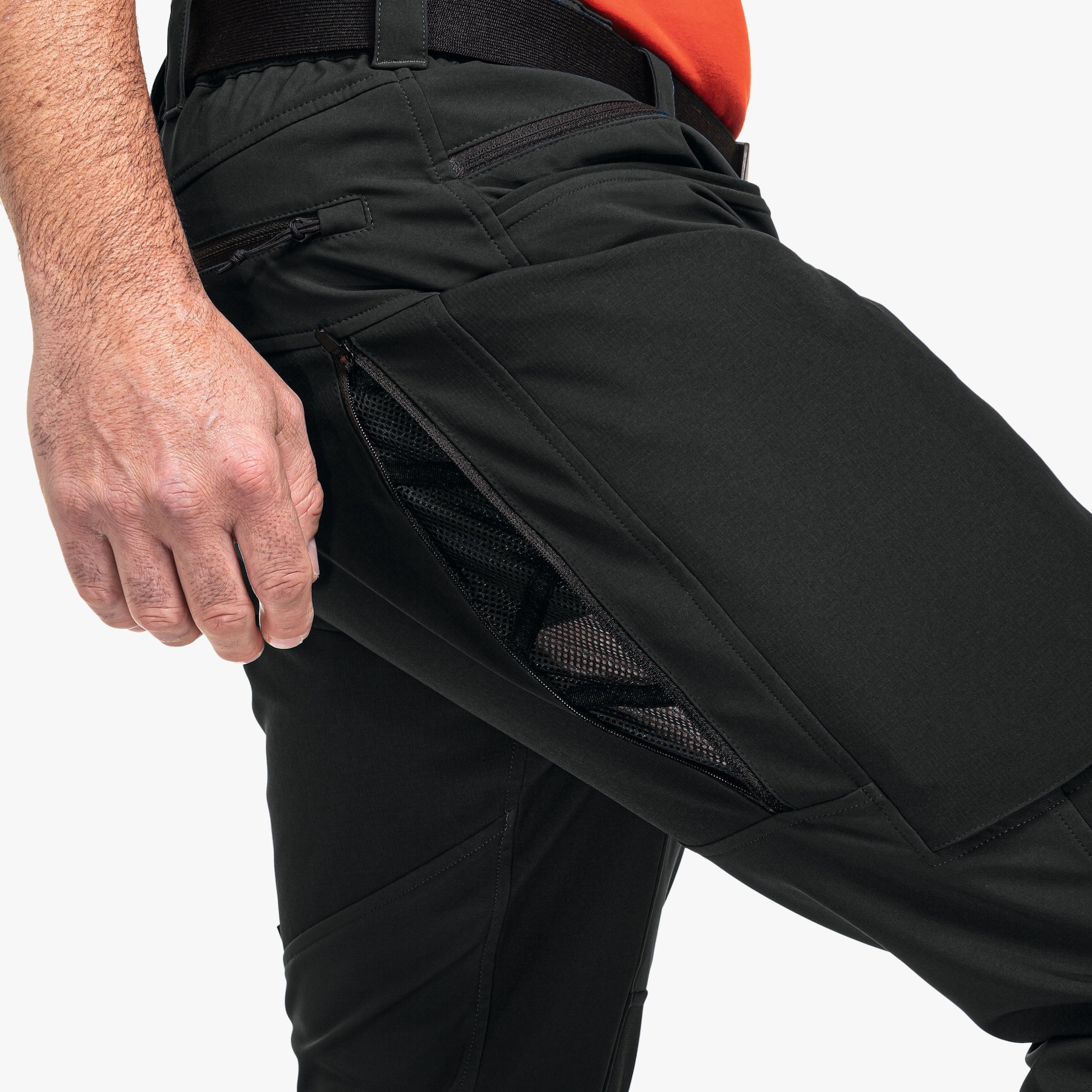 Schöffel - Allwettertalent "Die Wetterfeste" Hose schwarz - Robuste Cordura Softshellhose 60-Standard