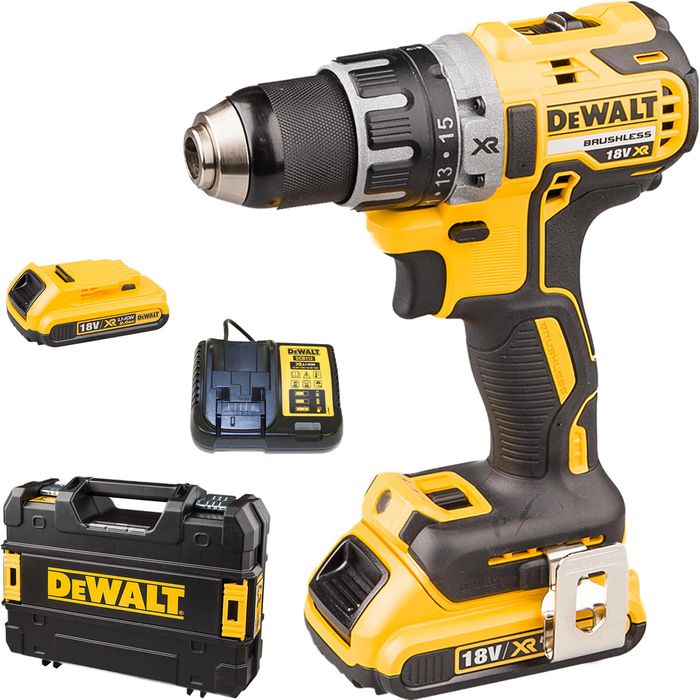 Kopie von DeWalt Akku-Bohrschrauber DCD791D2, 18V / 2,0Ah, mit 2 Akkus und Koffer #1