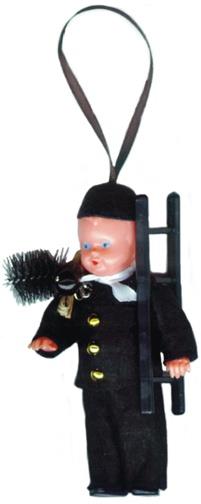 Schornsteinfeger-Puppe klein 9cm 5er Pack