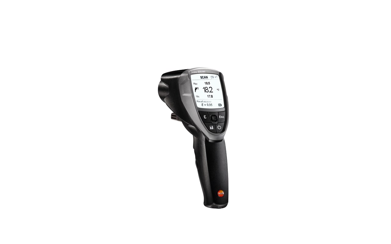 testo 835-H1 - Infrarotthermometer mit Feuchtemessung