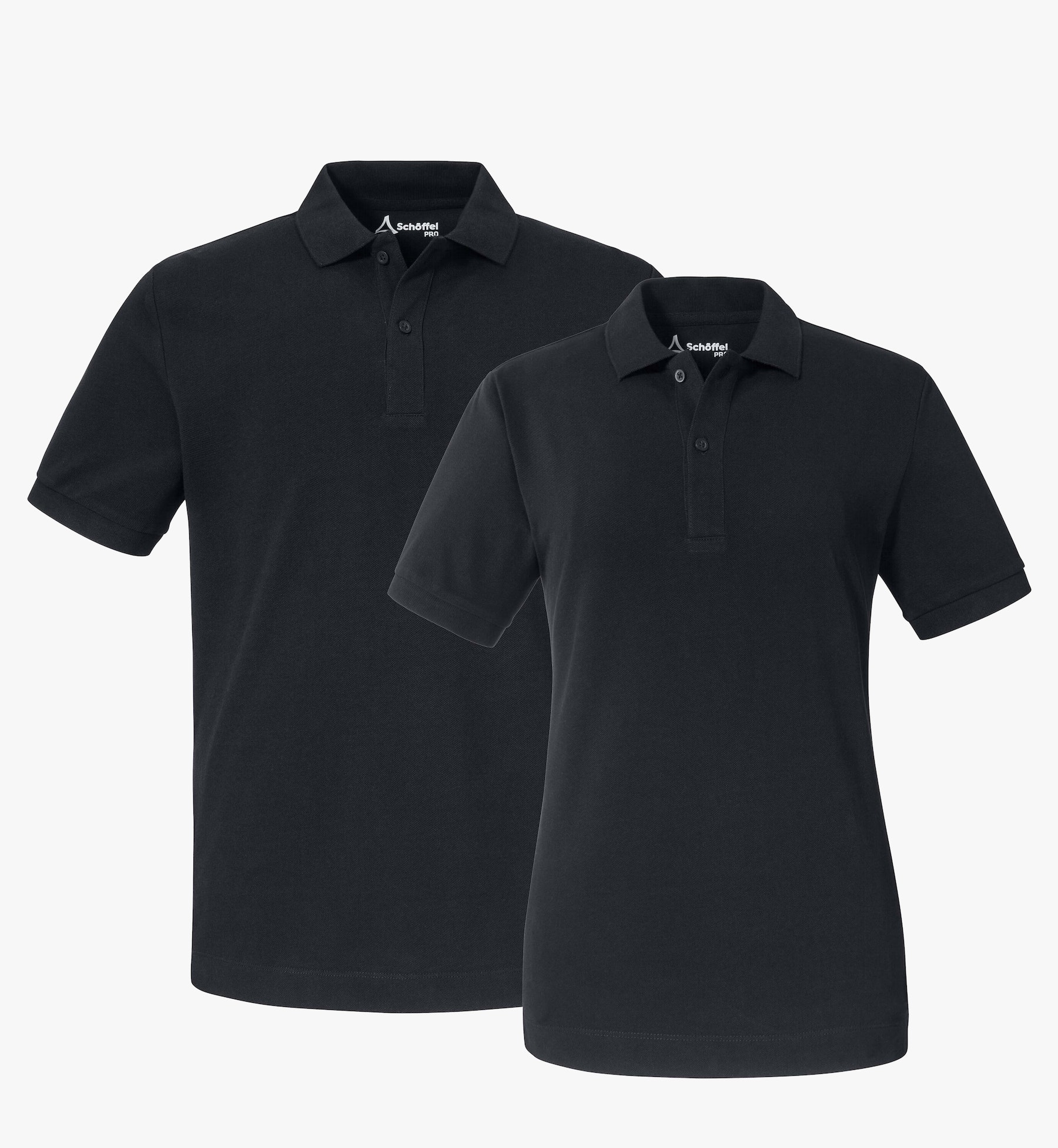 Schöffel - Lieblings Poloshirt Bio-Baumwolle Unisex schwarz XL