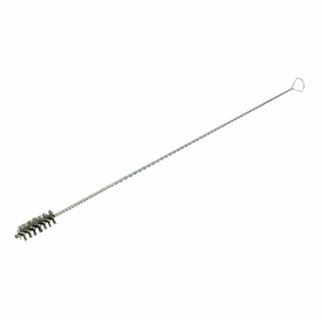 Rechteckbürste Stahl, gedrehter Stiel