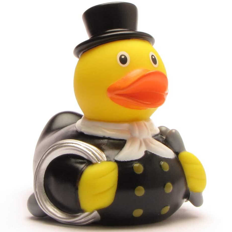 Schorni Badeente groß Mundtuch weiß