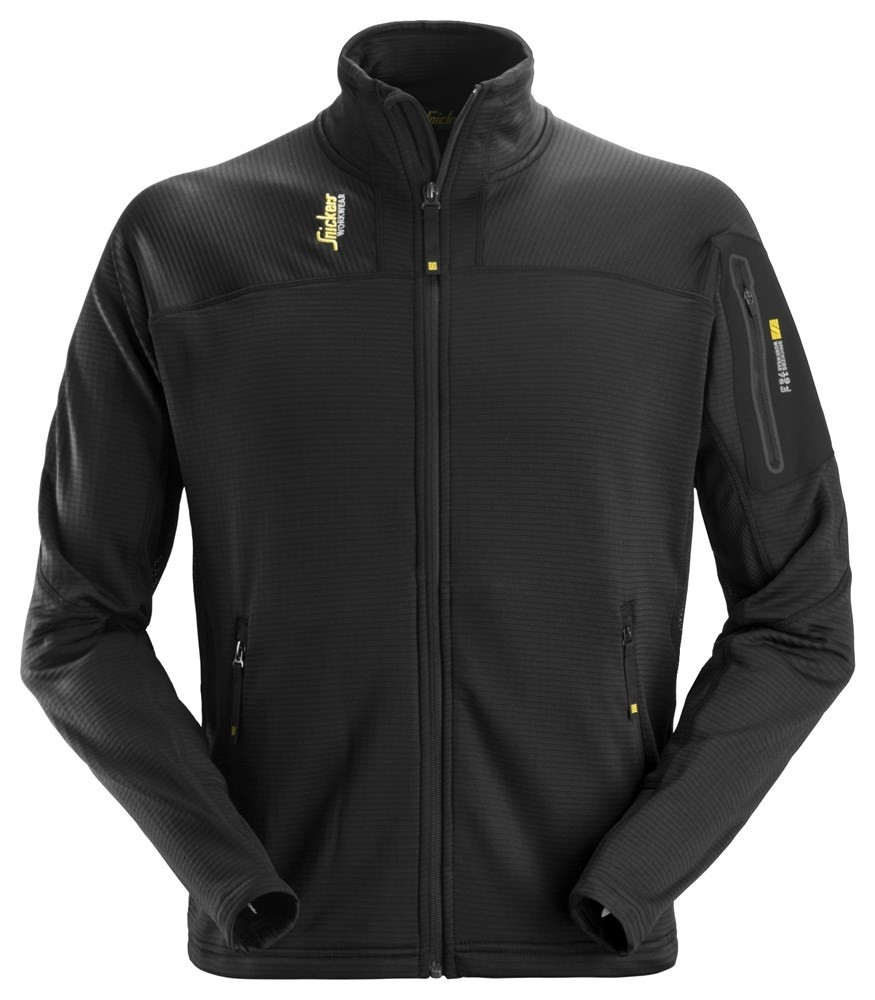 Body Mapping Micro Fleece Arbeitsjacke XS Schwarz
