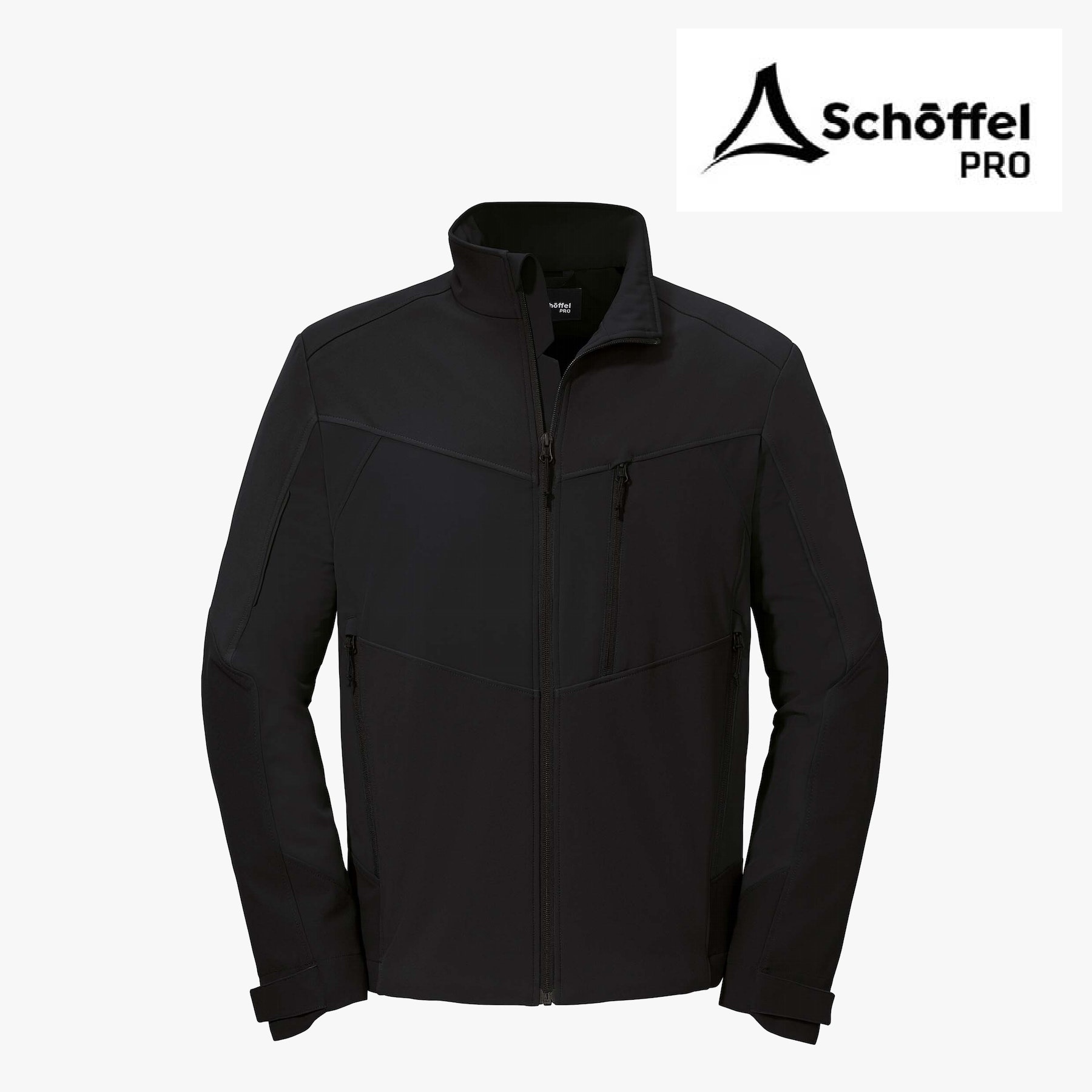 Kopie von Schöffel - Allwettertalent "Die Robuste" Softshelljacke schwarz L #1