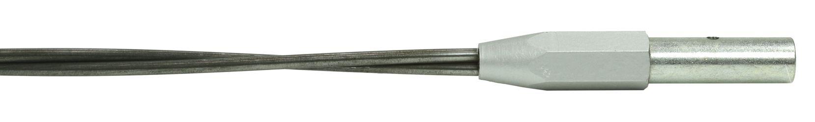 C-Stange 2 Köpfe (Langgedrehte Stahlstange) 11 m
