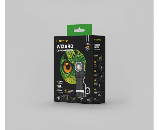 Armytek Wizard C2 Pro Magnet USB White 2500 Lumen