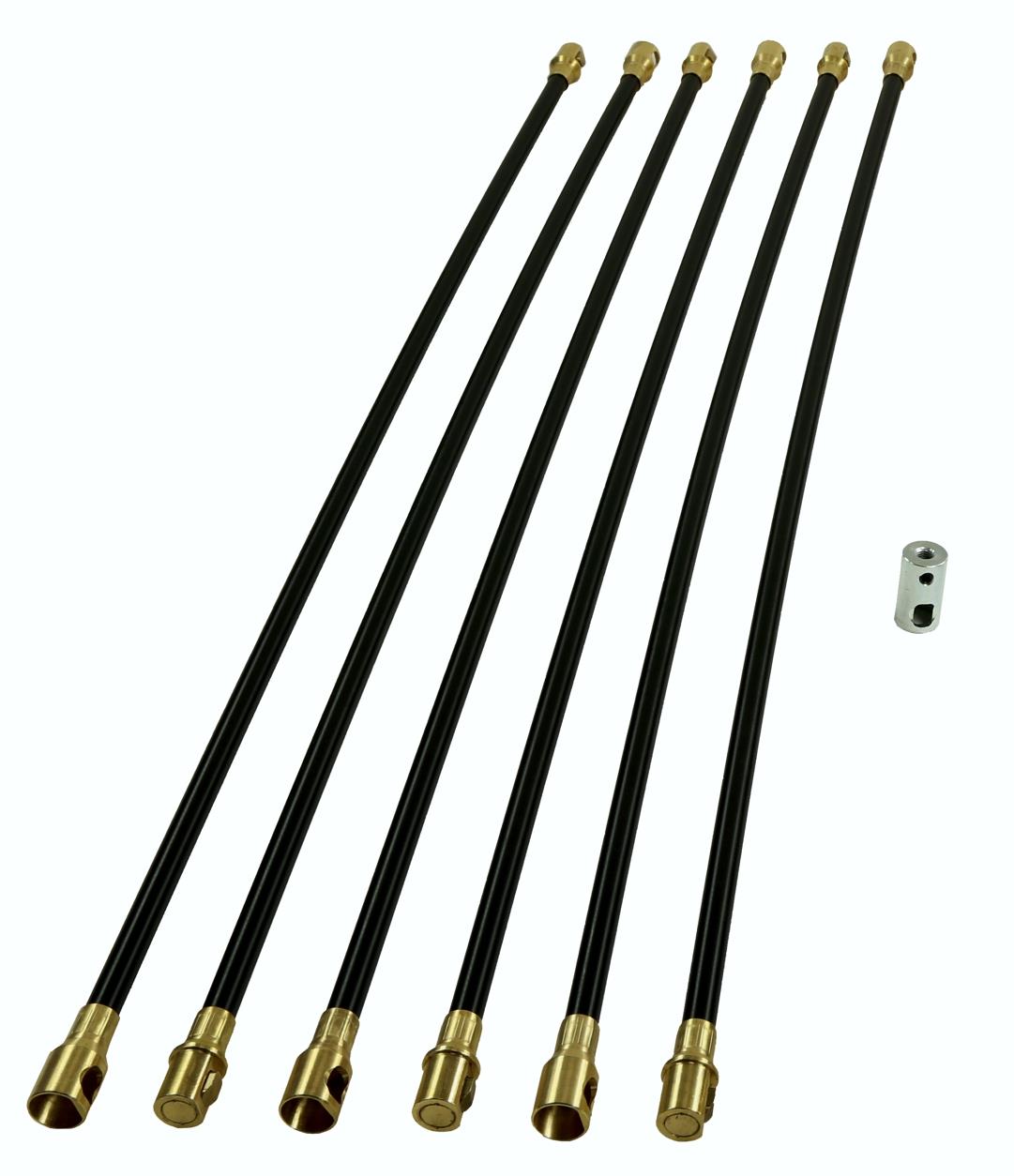 Rodtech - Steigerstangen-Set Ø 18 mm 6 Stück
