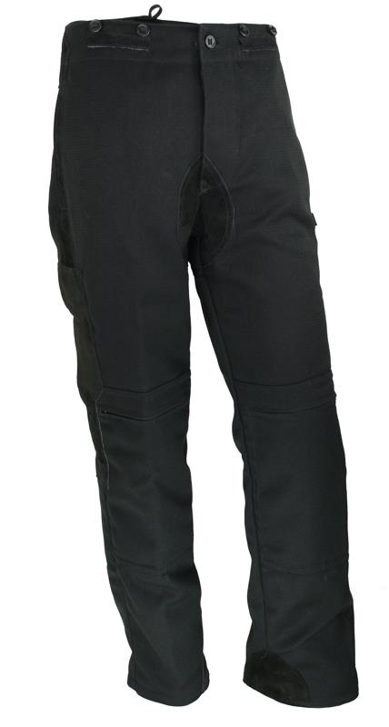 Arbeitshose mit Lederbesatz 52-Schwarz