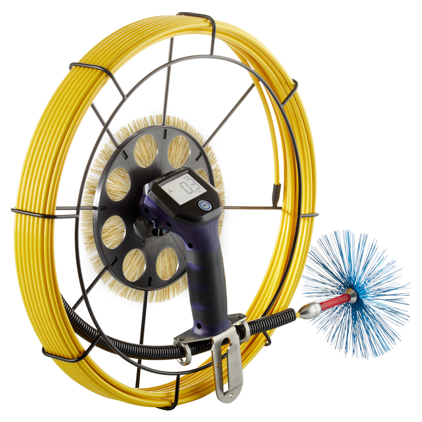 Wöhler H 420 Handkehrhaspel Ø 6 mm / 30 m / mit dig. Meterzählung