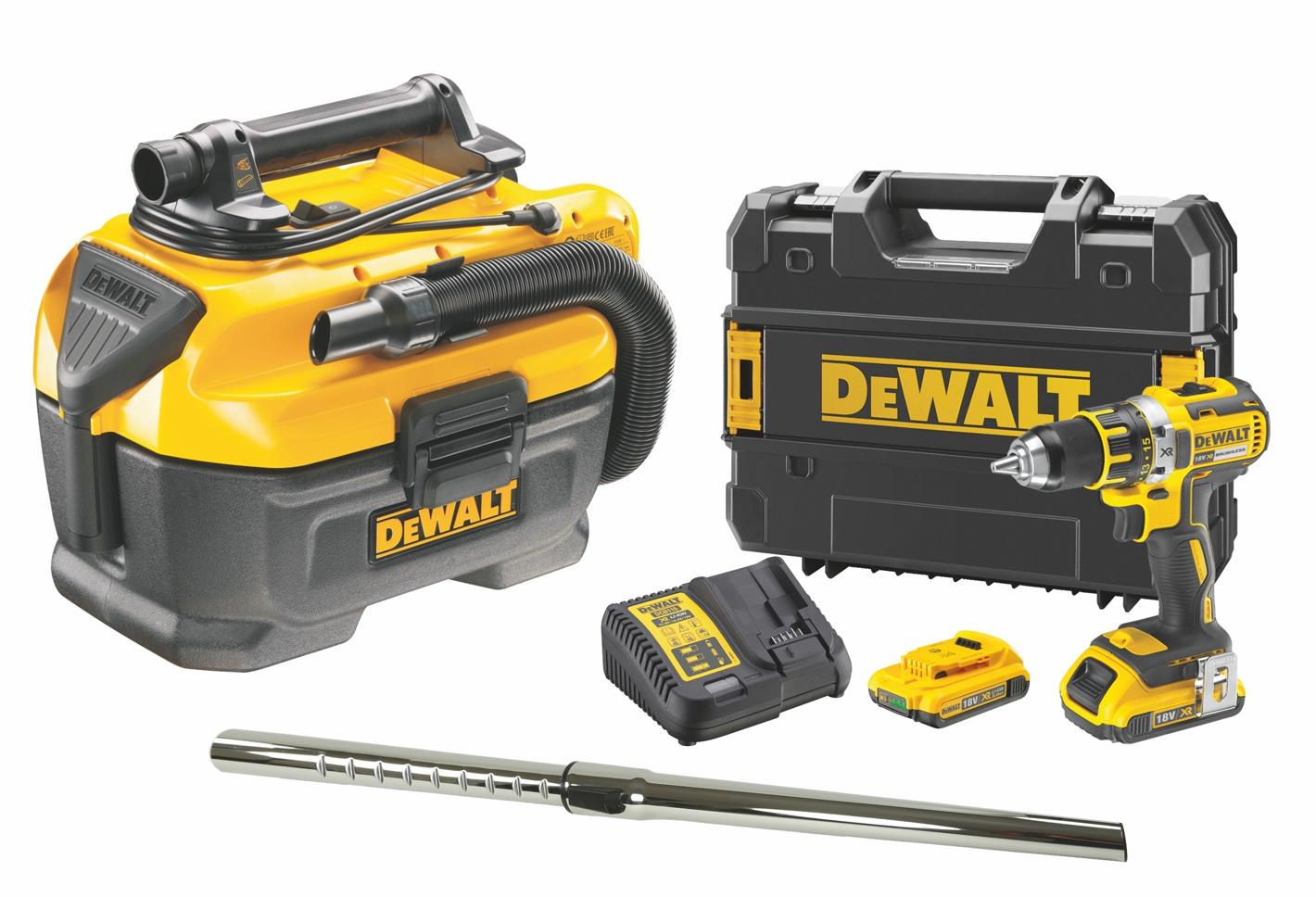 DeWALT Akku-Sauger-Set 2 mit Schlagschrauber