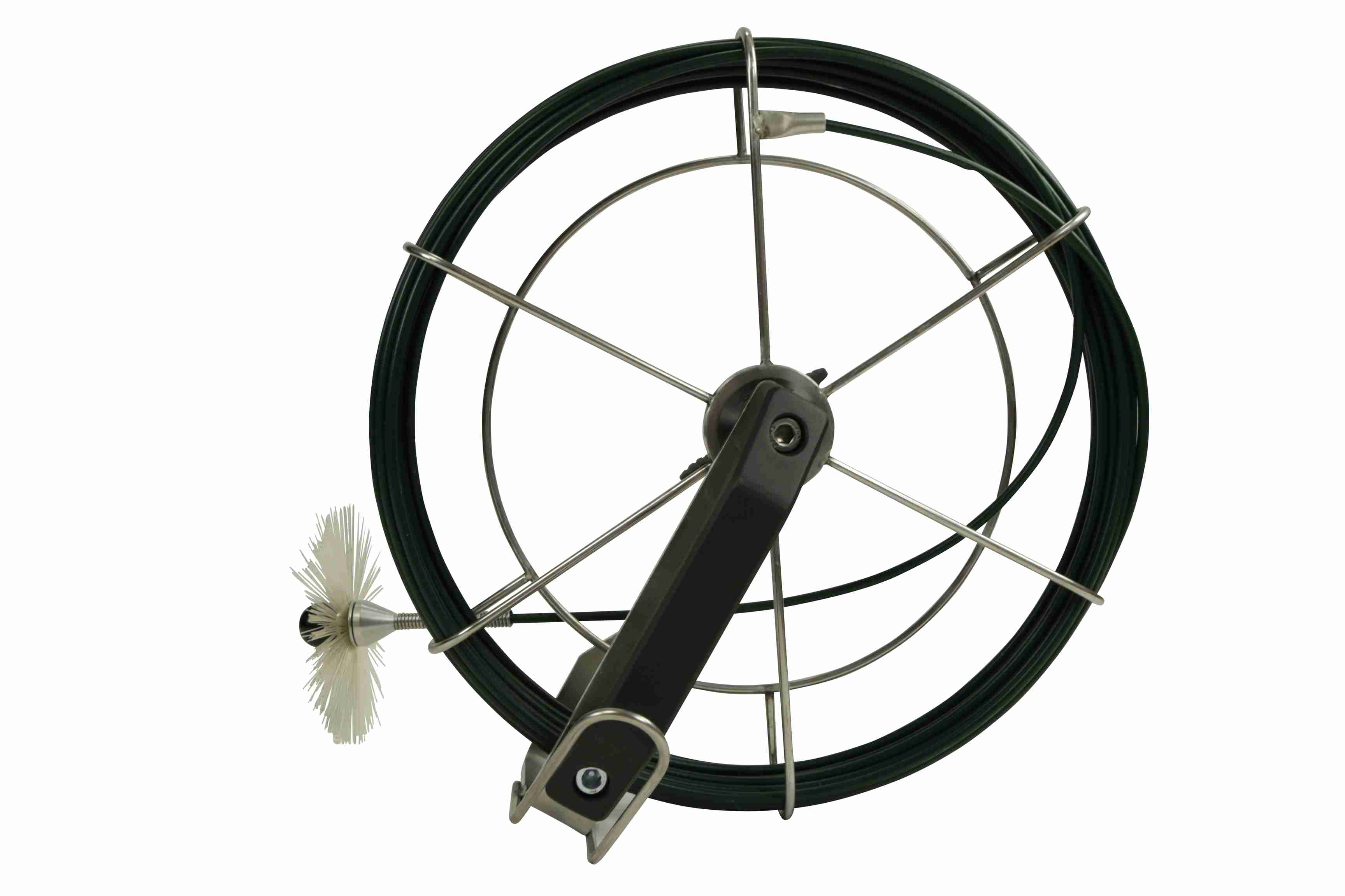 Mini-Koppelhaspel 15 m GFK, Ø 4,5 mm grün