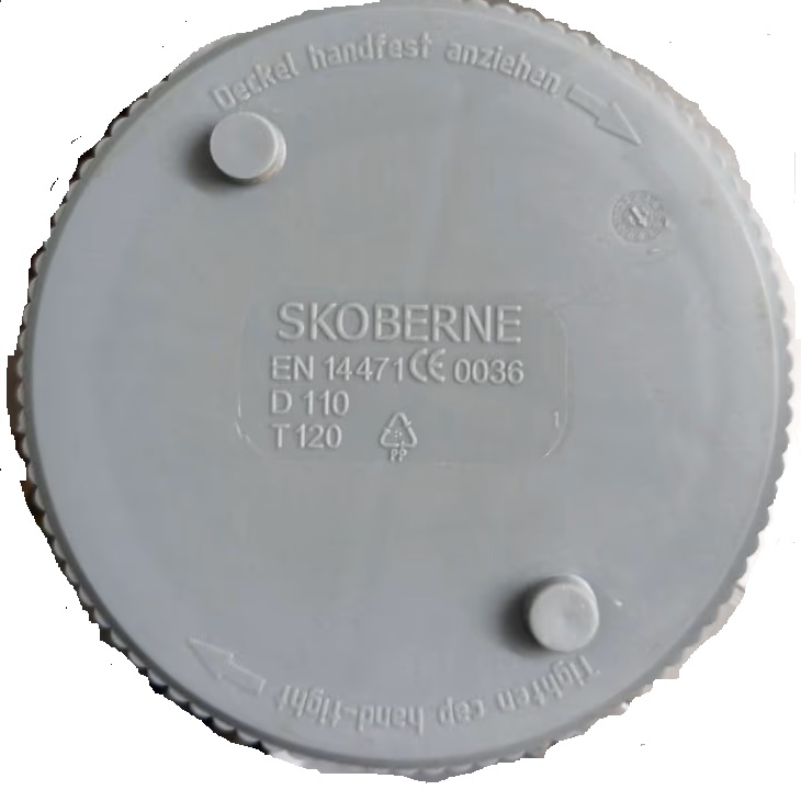 Skoberne Revisionsdeckel Ø110mm