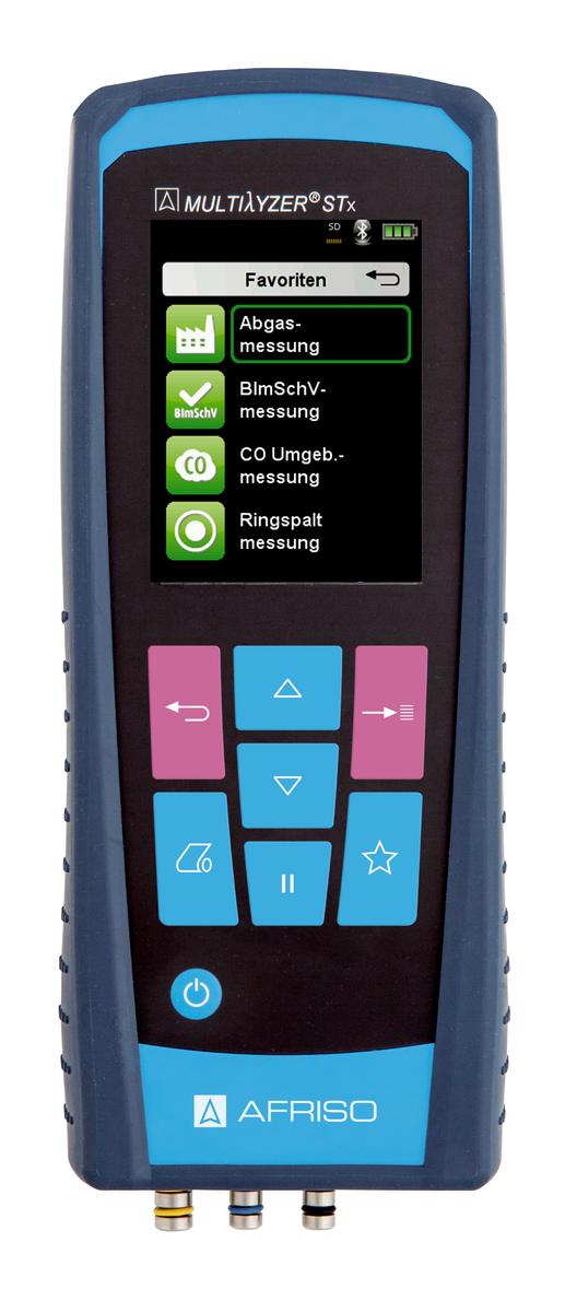 Abgassmessgerät Multilyzer STx 10.000ppm-mit NO-Zelle-mit Feinstaubmodul, inkl. Sonde 750mm
