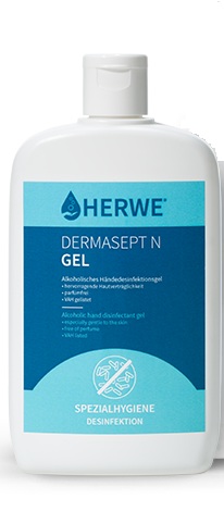 HERWE Händedesinfektion Dermasept N Gel 150ml