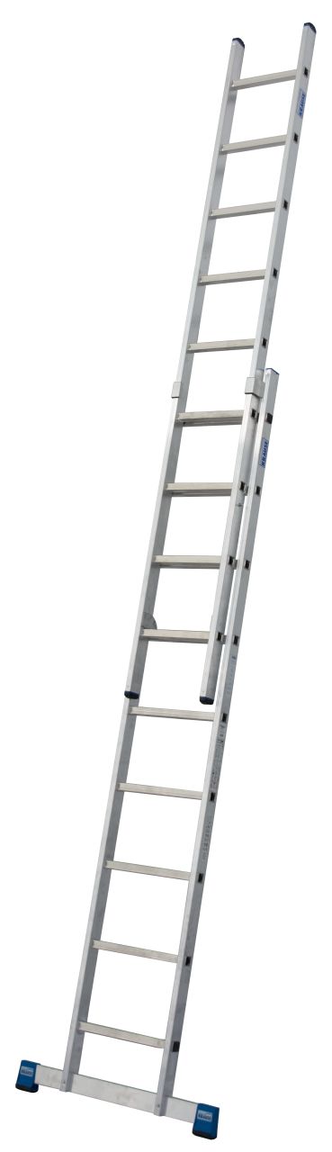 STABILO Sprossen-Schiebeleiter,zweiteilig 2x9 Sprossen