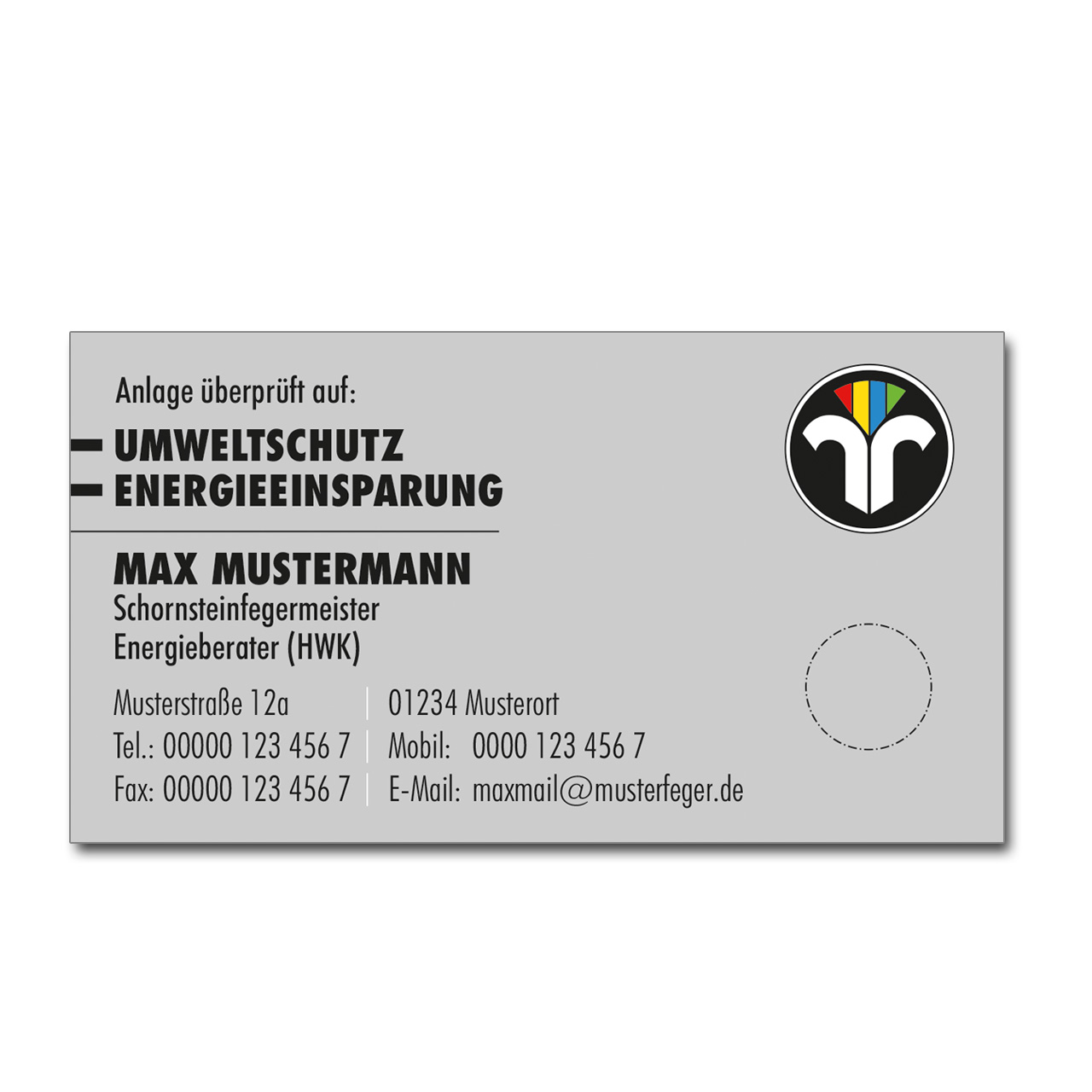 KD Kesselaufkleber mit UV-Schutz Pack á 500 Stück Florian 110 x 60 mm Weiß