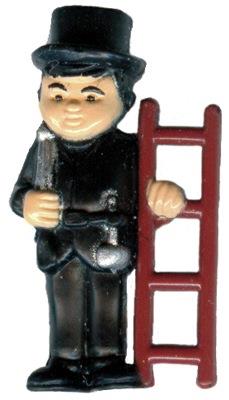 Schornsteinfeger-Figuren 2 cm, bemalt, (100 Stück) 2 VPE