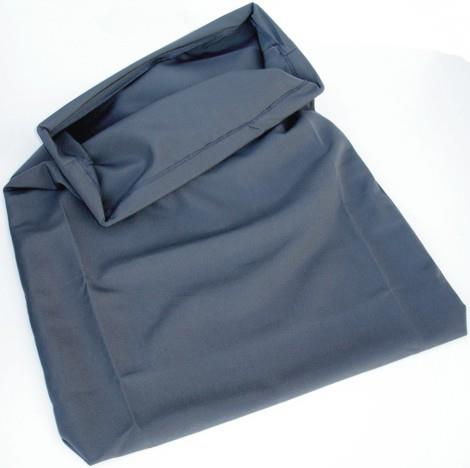 Rußsack grau mit Bügel 60 cm