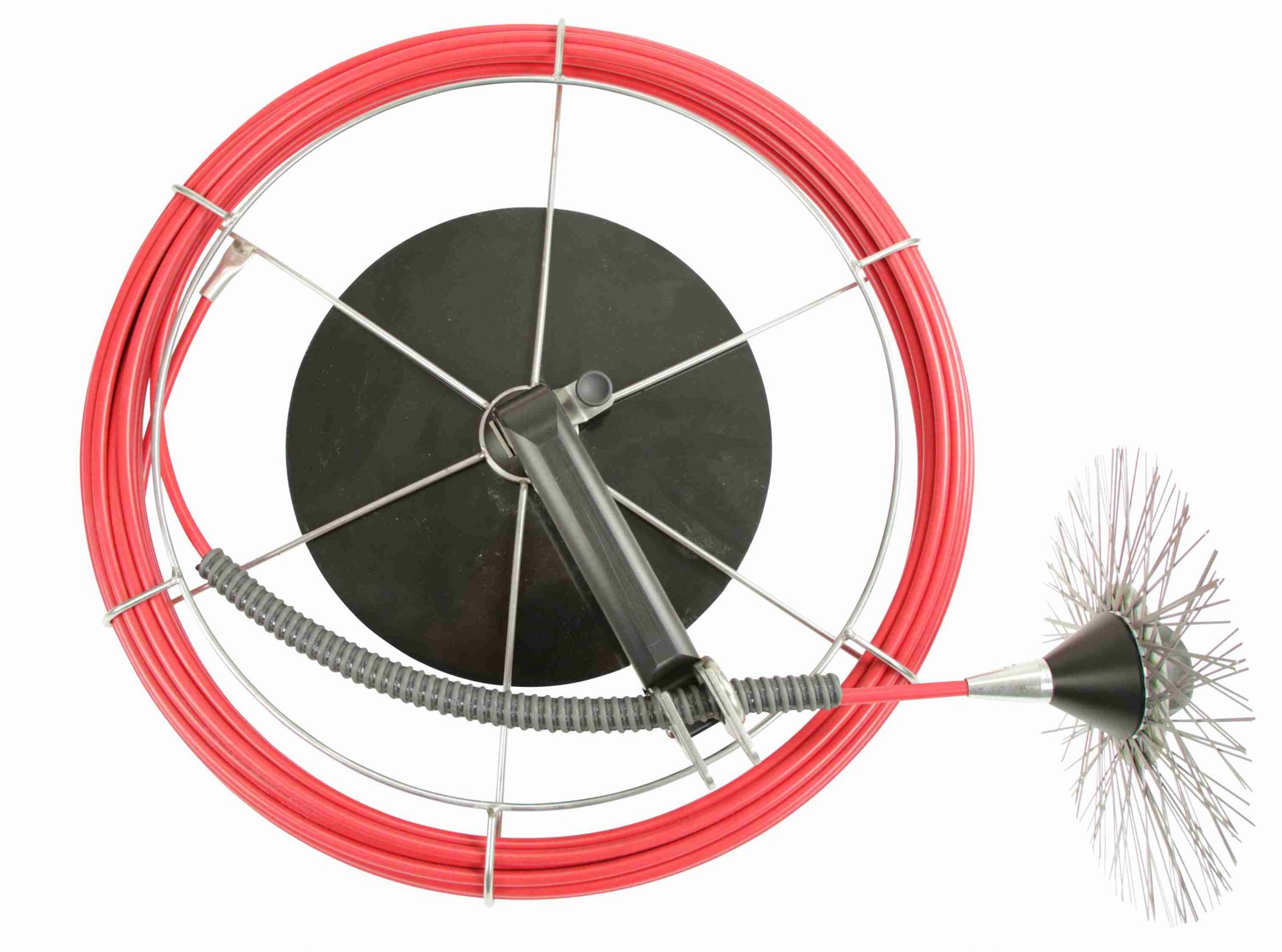 VA-Handhaspel  Ø 7,5 mm, rot 20 m-Rot