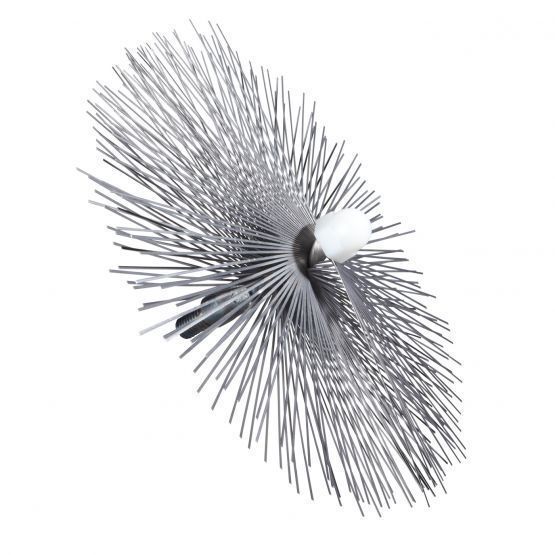 Stoßbesen, Federstahl-Flachdraht 15 cm-Weich