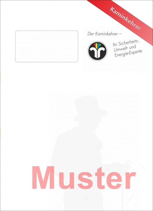 Schriftverkehrmappen Kaminkehrer, 5-farbiger Druck