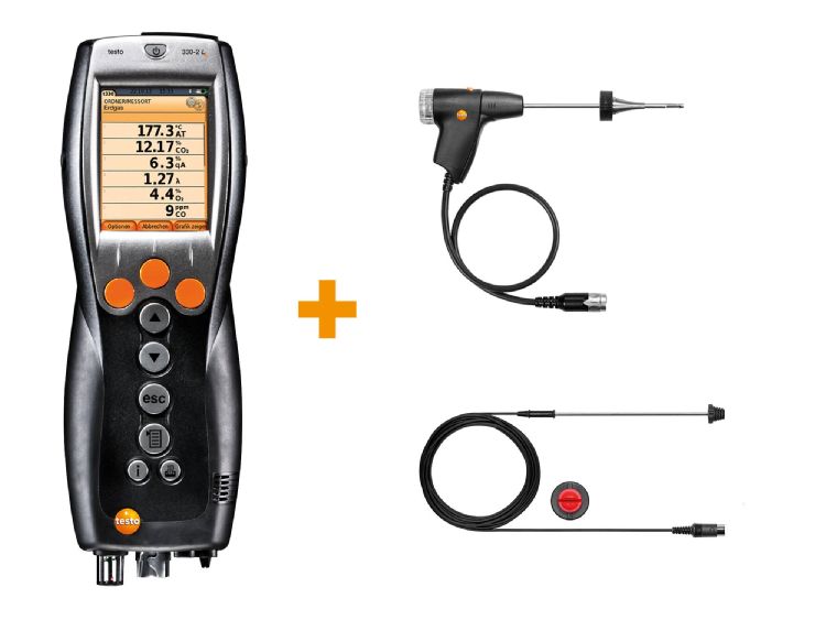 testo 330-2 LL Abgasanalysegerät Schornsteinfeger-Set