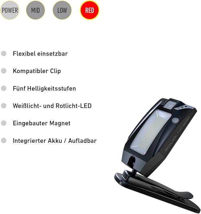 Led Lenser - Solidline SC4R Clip-Leuchte