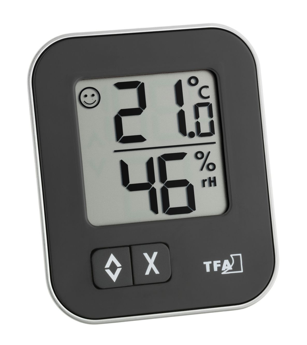 MOXX - Digitales Thermo-Hygrometer, schwarz