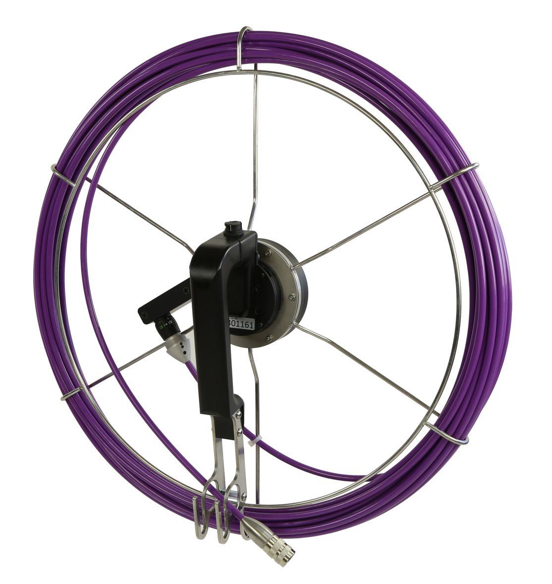 Kombi-Kamerahaspel Pro, 20 m lang, Ø 6 mm 12-polig