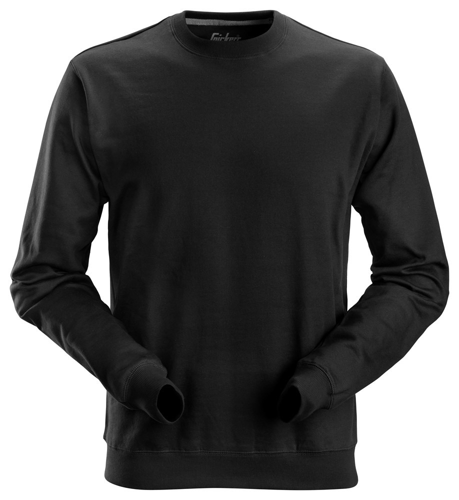 Klassisches Sweatshirt Baumwolle S-Schornsteinfeger (weiß)